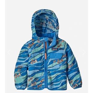 🐠 Patagonia baggies toddler jacket light windbreaker fish unisex 4T